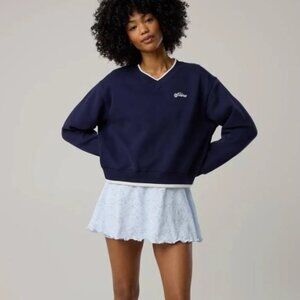 Offline by Aerie Cloud Fleece V-Neck Crew Sweatshirt